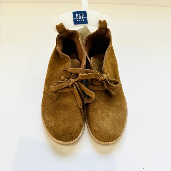 GAP Kids Brown Suede ankle Boots NWT - Picture 4 of 10